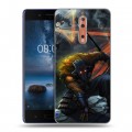 Дизайнерский пластиковый чехол для Nokia 8 Dota 2