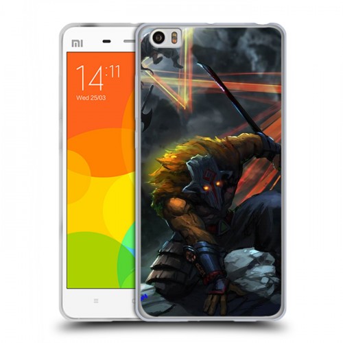 Дизайнерский силиконовый чехол для Xiaomi Mi Note Dota 2