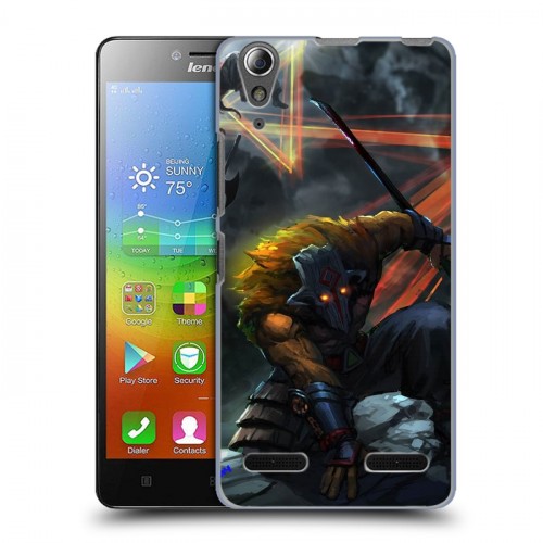 Дизайнерский пластиковый чехол для Lenovo A6000 Dota 2