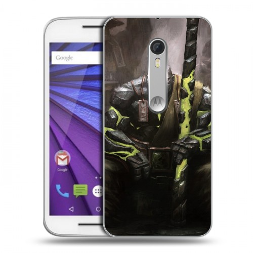 Дизайнерский пластиковый чехол для Lenovo Moto G Dota 2