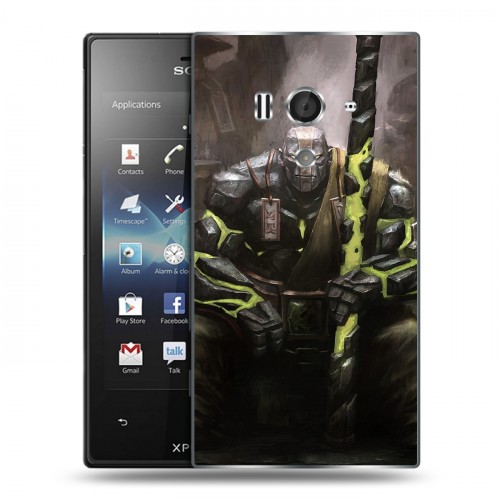 Дизайнерский пластиковый чехол для Sony Xperia acro S Dota 2