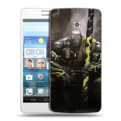 Дизайнерский пластиковый чехол для Huawei Ascend D2 Dota 2