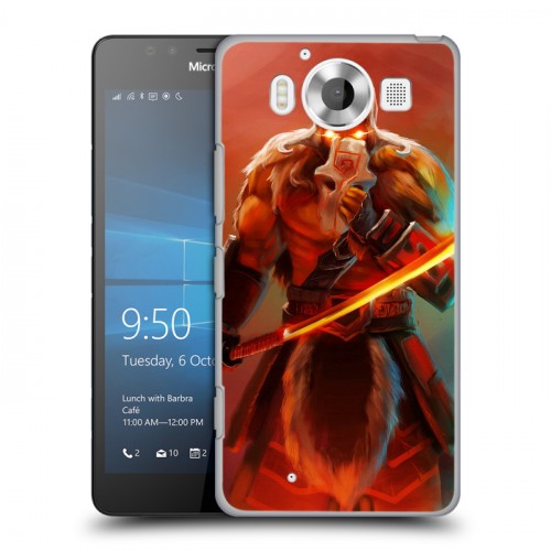 Дизайнерский пластиковый чехол для Microsoft Lumia 950 Dota 2