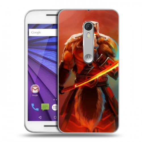 Дизайнерский пластиковый чехол для Lenovo Moto G Dota 2