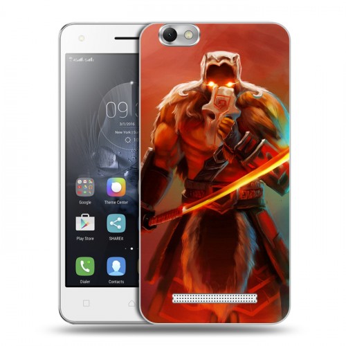 Дизайнерский силиконовый чехол для Lenovo Vibe C Dota 2