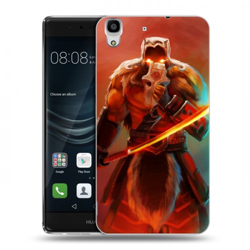 Дизайнерский пластиковый чехол для Huawei Y6II Dota 2