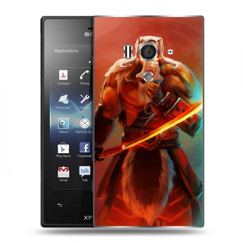 Дизайнерский пластиковый чехол для Sony Xperia acro S Dota 2