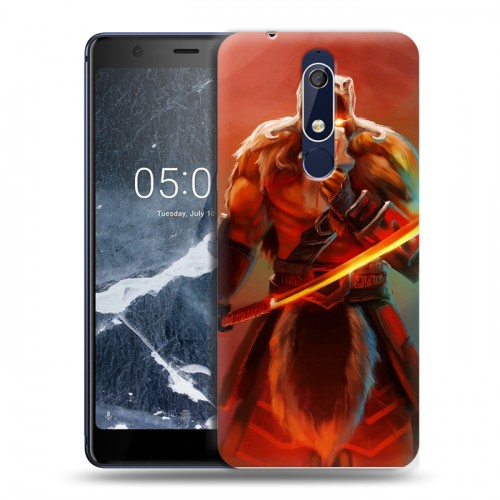 Дизайнерский пластиковый чехол для Nokia 5.1 Dota 2