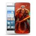 Дизайнерский пластиковый чехол для Huawei Ascend D2 Dota 2