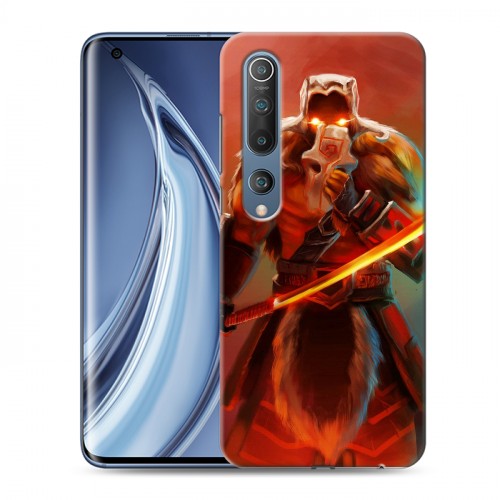 Дизайнерский силиконовый с усиленными углами чехол для Xiaomi Mi 10 Dota 2