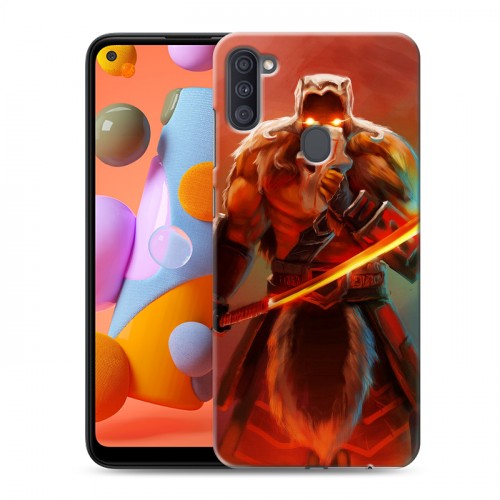 Дизайнерский силиконовый с усиленными углами чехол для Samsung Galaxy A11 Dota 2