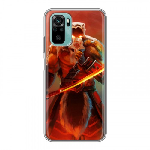 Дизайнерский силиконовый чехол для Xiaomi RedMi Note 10 Dota 2