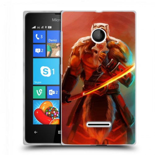 Дизайнерский пластиковый чехол для Microsoft Lumia 435 Dota 2