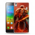 Дизайнерский пластиковый чехол для Lenovo A7000 Dota 2