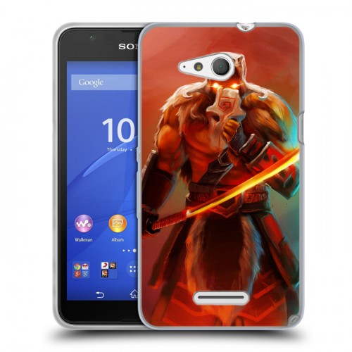 Дизайнерский пластиковый чехол для Sony Xperia E4g Dota 2