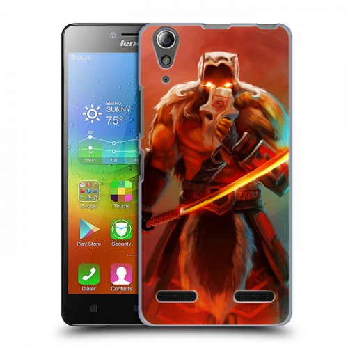 Дизайнерский пластиковый чехол для Lenovo A6000 Dota 2