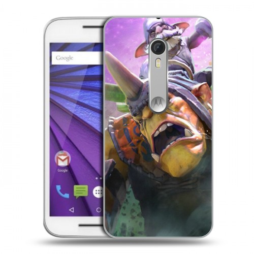 Дизайнерский пластиковый чехол для Lenovo Moto G Dota 2