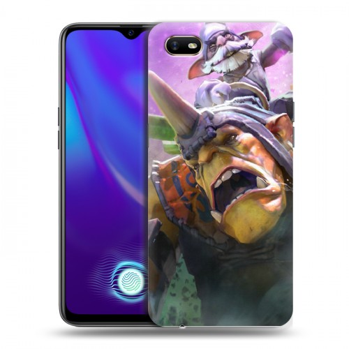 Дизайнерский силиконовый с усиленными углами чехол для OPPO A1k Dota 2