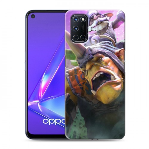 Дизайнерский пластиковый чехол для OPPO A52 Dota 2