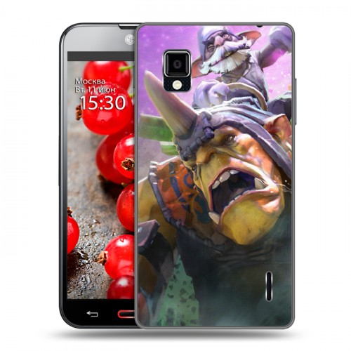 Дизайнерский пластиковый чехол для LG Optimus G Dota 2