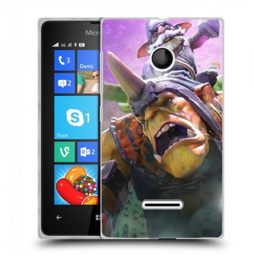 Дизайнерский пластиковый чехол для Microsoft Lumia 435 Dota 2