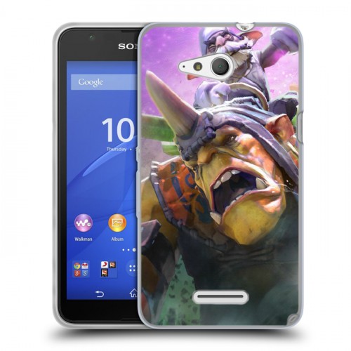 Дизайнерский пластиковый чехол для Sony Xperia E4g Dota 2