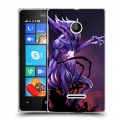 Дизайнерский пластиковый чехол для Microsoft Lumia 435 Dota 2