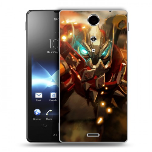 Дизайнерский пластиковый чехол для Sony Xperia TX Dota 2