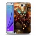 Дизайнерский пластиковый чехол для Samsung Galaxy Note 2 Dota 2