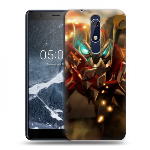 Дизайнерский пластиковый чехол для Nokia 5.1 Dota 2