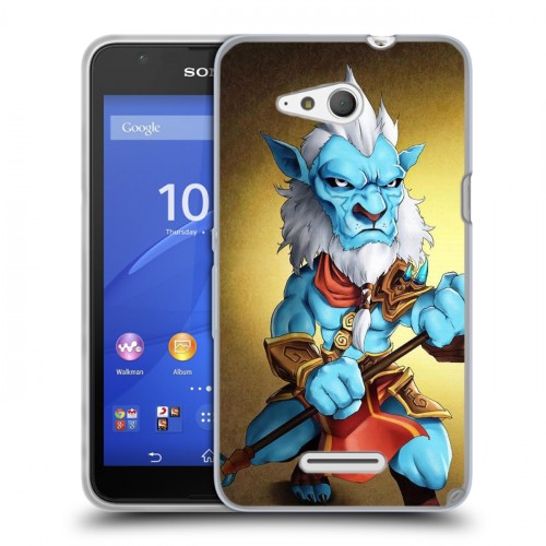 Дизайнерский пластиковый чехол для Sony Xperia E4g Dota 2