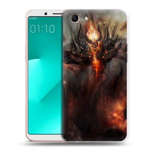 Дизайнерский пластиковый чехол для OPPO A83 Dota 2