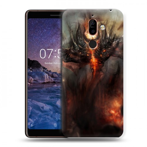 Дизайнерский пластиковый чехол для Nokia 7 Plus Dota 2