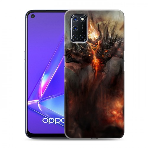 Дизайнерский пластиковый чехол для OPPO A52 Dota 2