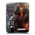 Дизайнерский пластиковый чехол для HTC Desire 500 Dota 2