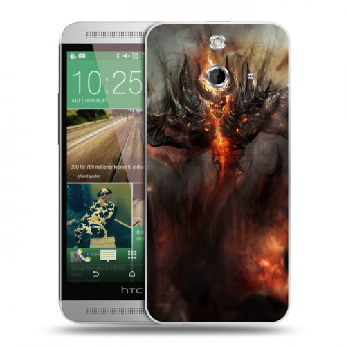 Дизайнерский пластиковый чехол для HTC One E8 Dota 2