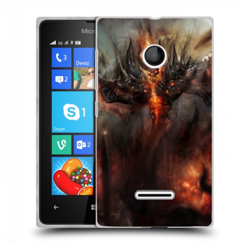 Дизайнерский пластиковый чехол для Microsoft Lumia 435 Dota 2