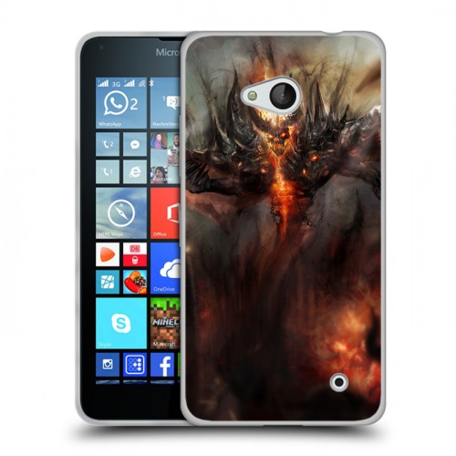 Дизайнерский пластиковый чехол для Microsoft Lumia 640 Dota 2