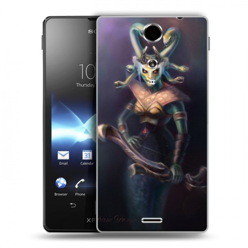 Дизайнерский пластиковый чехол для Sony Xperia TX Dota 2