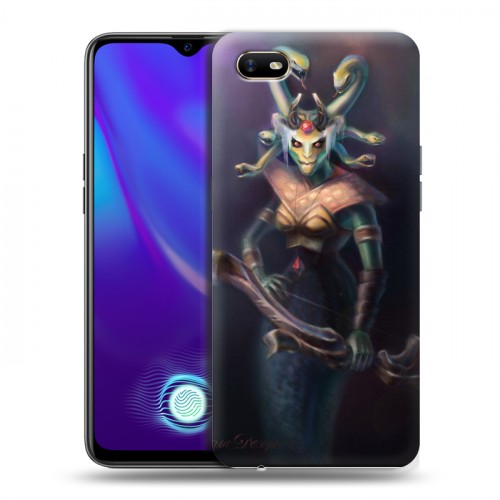 Дизайнерский силиконовый с усиленными углами чехол для OPPO A1k Dota 2