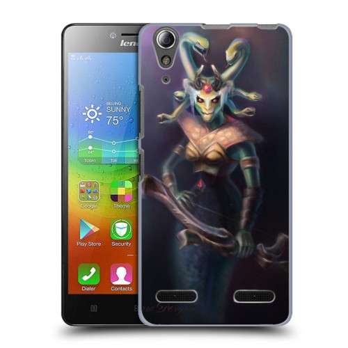 Дизайнерский пластиковый чехол для Lenovo A6000 Dota 2