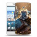 Дизайнерский пластиковый чехол для Huawei Ascend D2 Dota 2