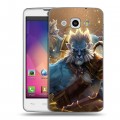 Дизайнерский пластиковый чехол для LG L60 Dota 2