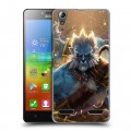 Дизайнерский пластиковый чехол для Lenovo A6000 Dota 2