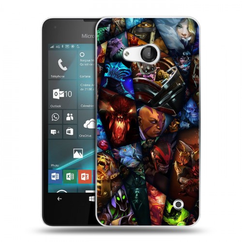 Дизайнерский пластиковый чехол для Microsoft Lumia 550 Dota 2