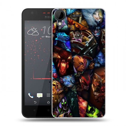 Дизайнерский пластиковый чехол для HTC Desire 825 Dota 2