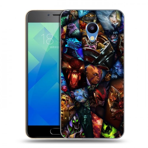 Дизайнерский пластиковый чехол для Meizu M5 Dota 2