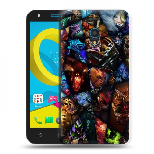 Дизайнерский пластиковый чехол для Alcatel U5 Dota 2