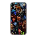 Дизайнерский силиконовый чехол для Iphone x10 Dota 2