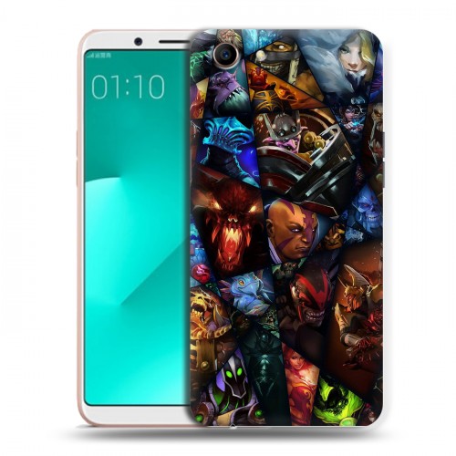 Дизайнерский пластиковый чехол для OPPO A83 Dota 2